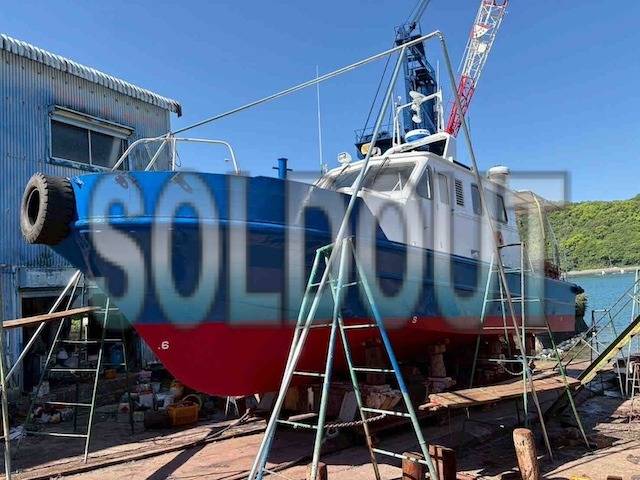 終了物件　14トン型640PSアルミ船：G06-33