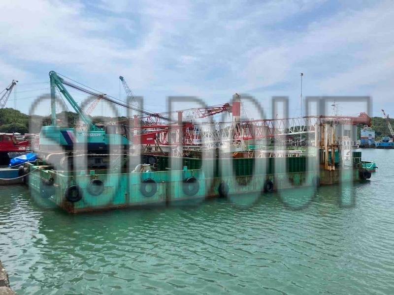 終了物件　120トン吊りクレーン船：G05-34